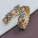 Pooja Bangles Elegant Crystal Stone And Meenakari Bangles Set