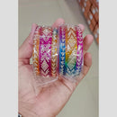 Pooja Bangles Austrian Stone Wedding Wear Bangles Set