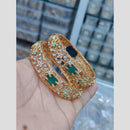 Pooja Bangles Elegant Meenakari And Austrian Stone Bangles Set 