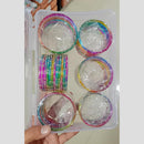 Pooja Bangles Luxury Austrian Stone Glass Wedding Wear Bangles Set