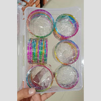 Pooja Bangles Luxury Austrian Stone Glass Wedding Wear Bangles Set