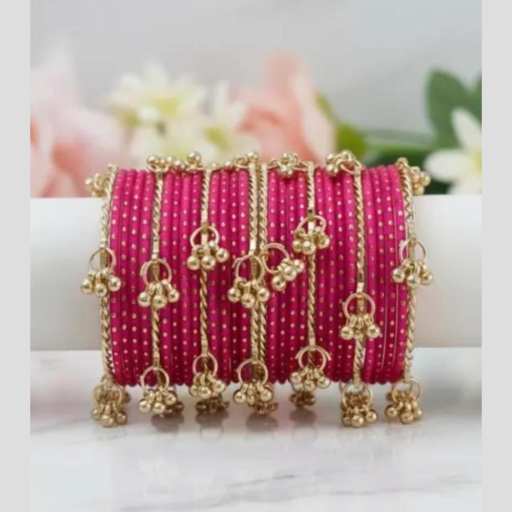 Pooja Bangles Pearl Kashmiri Glass Designer Bangles Set