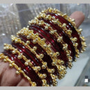 Pooja Bangles Glossy Jelly Glass Traditional Kashmiri Bangles Set
