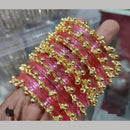 Pooja Bangles Glossy Jelly Glass Traditional Kashmiri Bangles Set