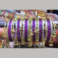 Pooja Bangles Raindrop Glass Traditional Kashmiri Bangles Set