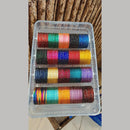 Pooja Bangles Mix Color Raindrop Glass Fancy Bangles Set
