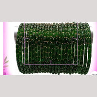 Pooja Bangles Raindrop Glass Fancy Bangles Set