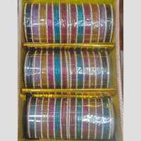 Pooja Bangles Multi Color Austrian Stone Bangles Set