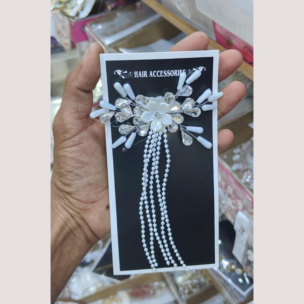 Pooja Bangles Floral Hair Brooch