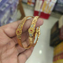 Pooja Bangles Premium Austrian Stone Adjustable Bangles Set
