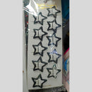 Pooja Bangles Stylish Black Star Side Clip for Women
