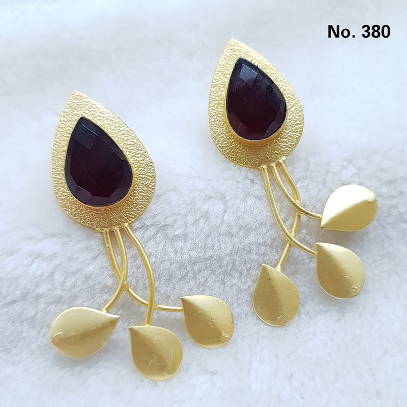 Shubhratnam Jewellers Gold Plated  Dangler Earrings