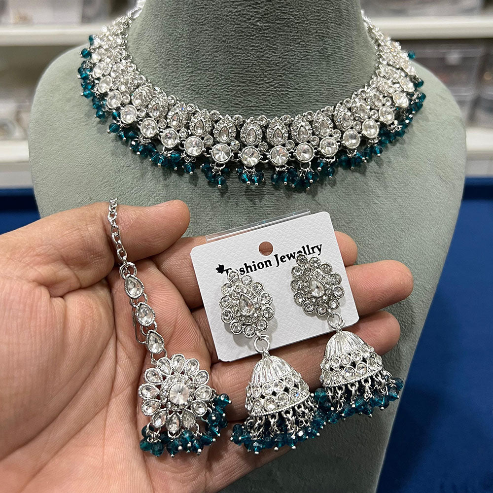 Jewellery Chandi Ka Gale Ka Set Chandi Ki Rupa Mala Design Anushka