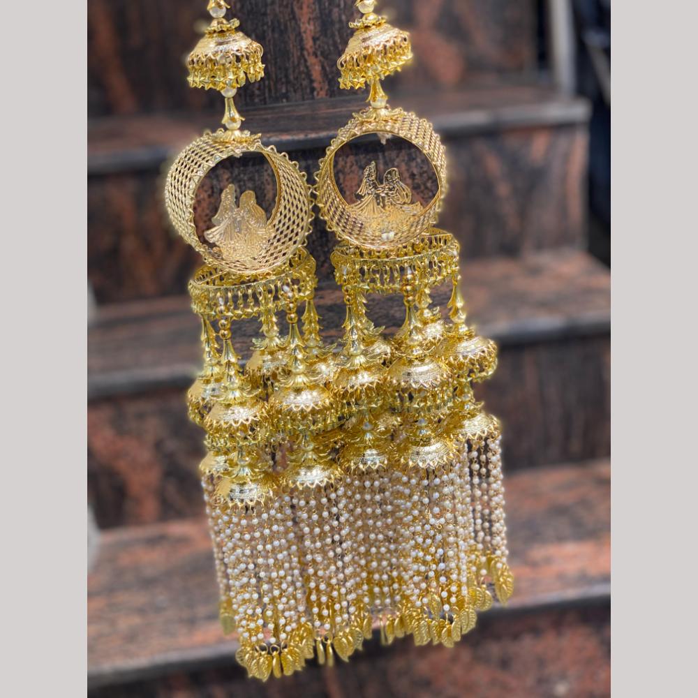 Hira Collections Gold Plated Pearls Kalire