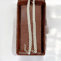 Hira Collections Traditional Gold Plated Pearls Austrian Stones Payal Anklets