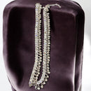 Hira Collections Traditional Silver Plated Mirror Stones Payal Anklets