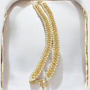 Hira Collections Traditional Gold Plated Pearls Austrian Stones Payal Anklets