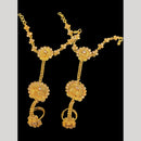 Hira Collections Gold Plated Crystal Stone Hand Harness
