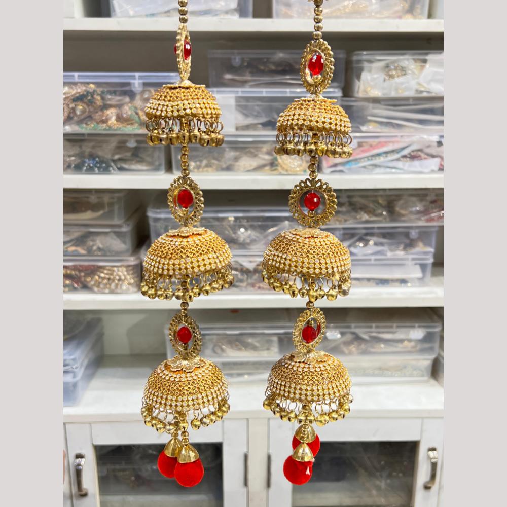 Hira Collections Traditional Gold Plated Bridal Kalire