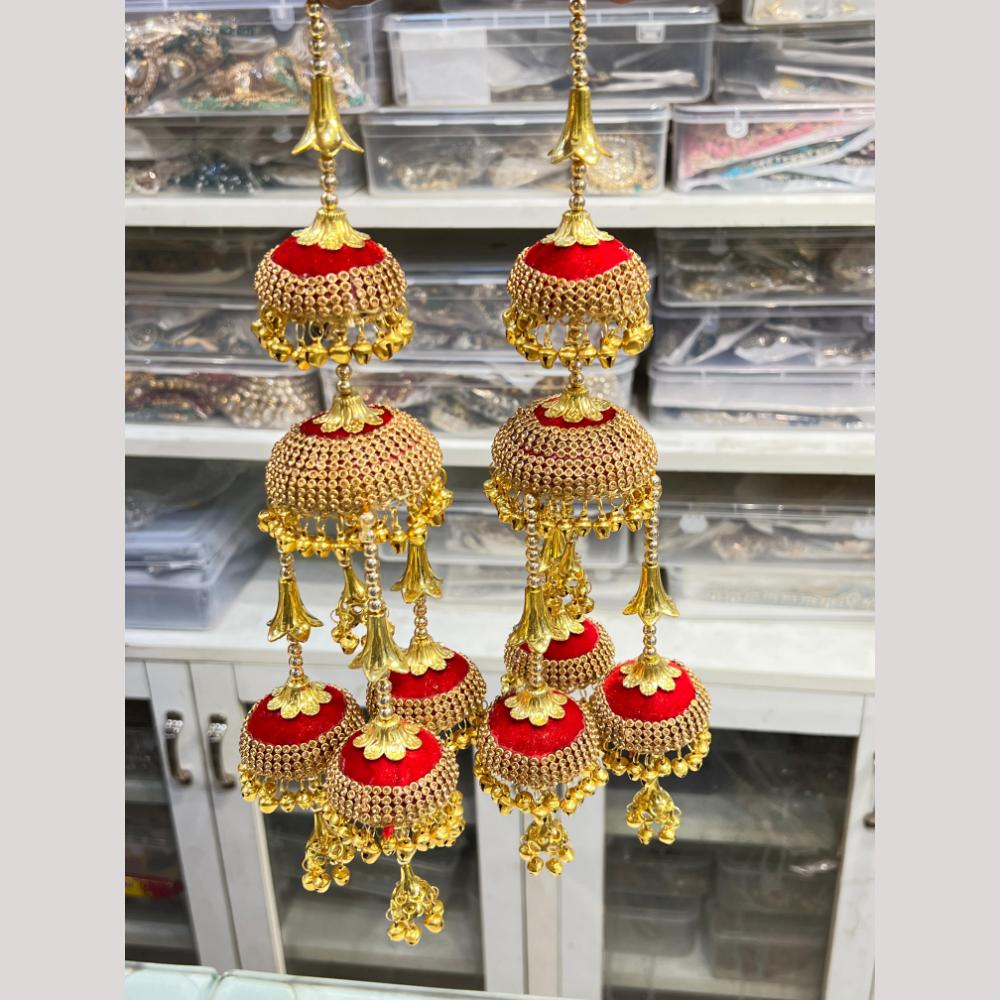 Hira Collections Traditional Gold Plated Bridal Kalire