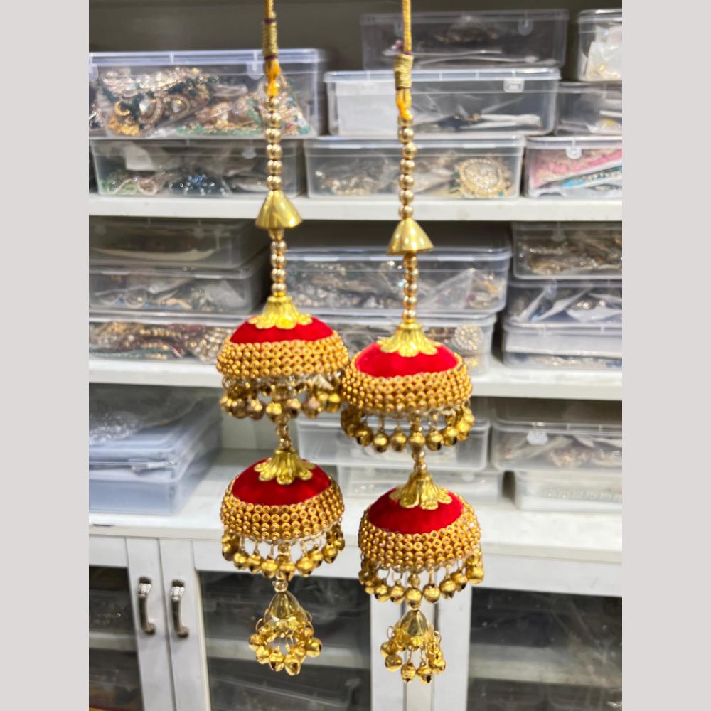 Hira Collections Traditional Gold Plated Bridal Kalire
