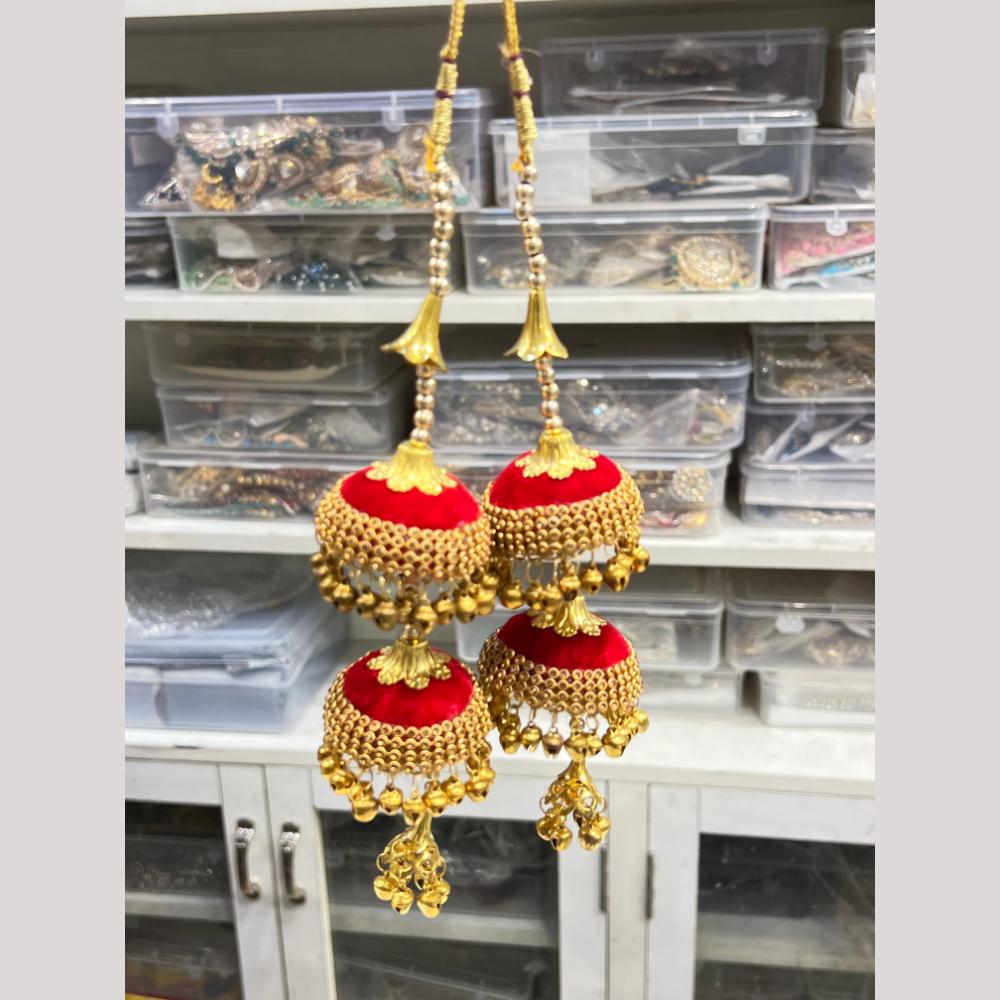 Hira Collections Traditional Gold Plated Bridal Kalire