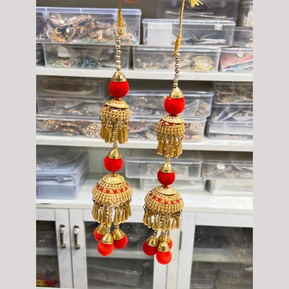 Hira Collections Traditional Gold Plated Bridal Kalire