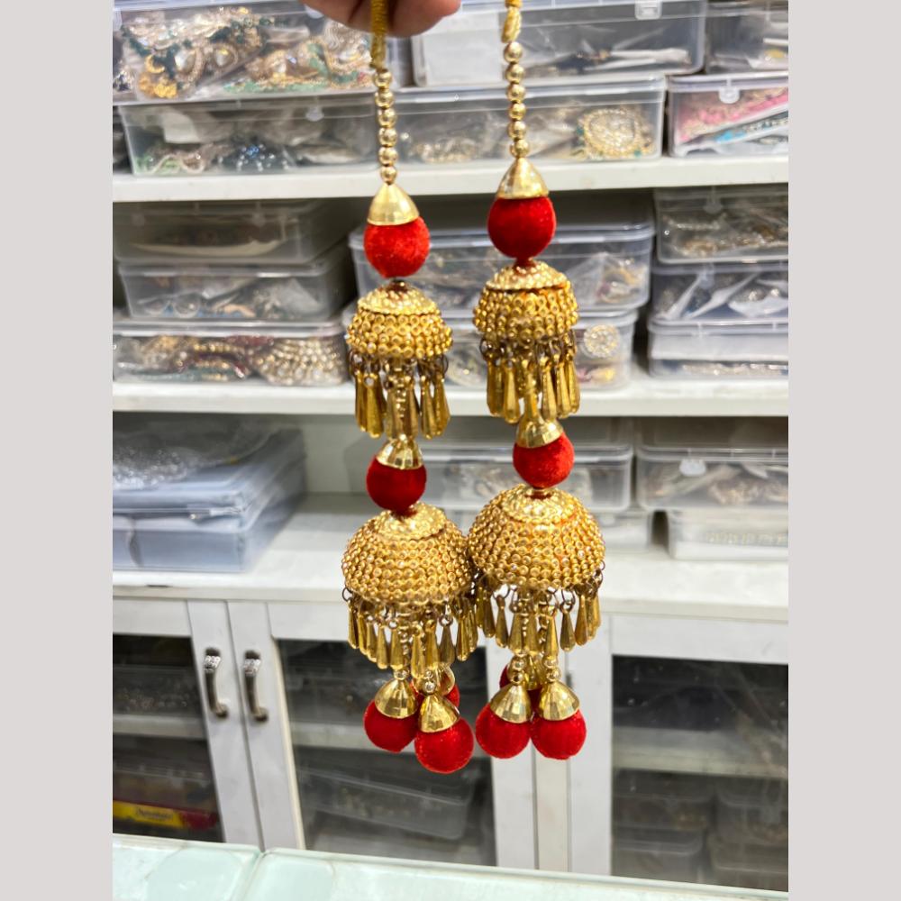 Hira Collections Traditional Gold Plated Bridal Kalire