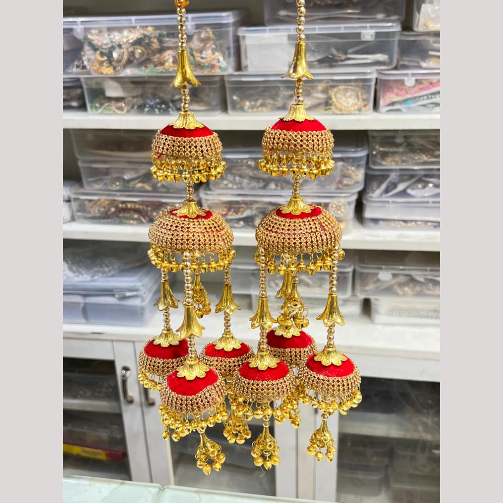 Hira Collections Traditional Gold Plated Bridal Kalire
