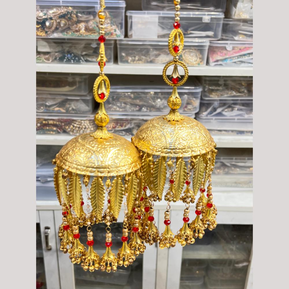 Hira Collections Traditional Gold Plated Bridal Kalire