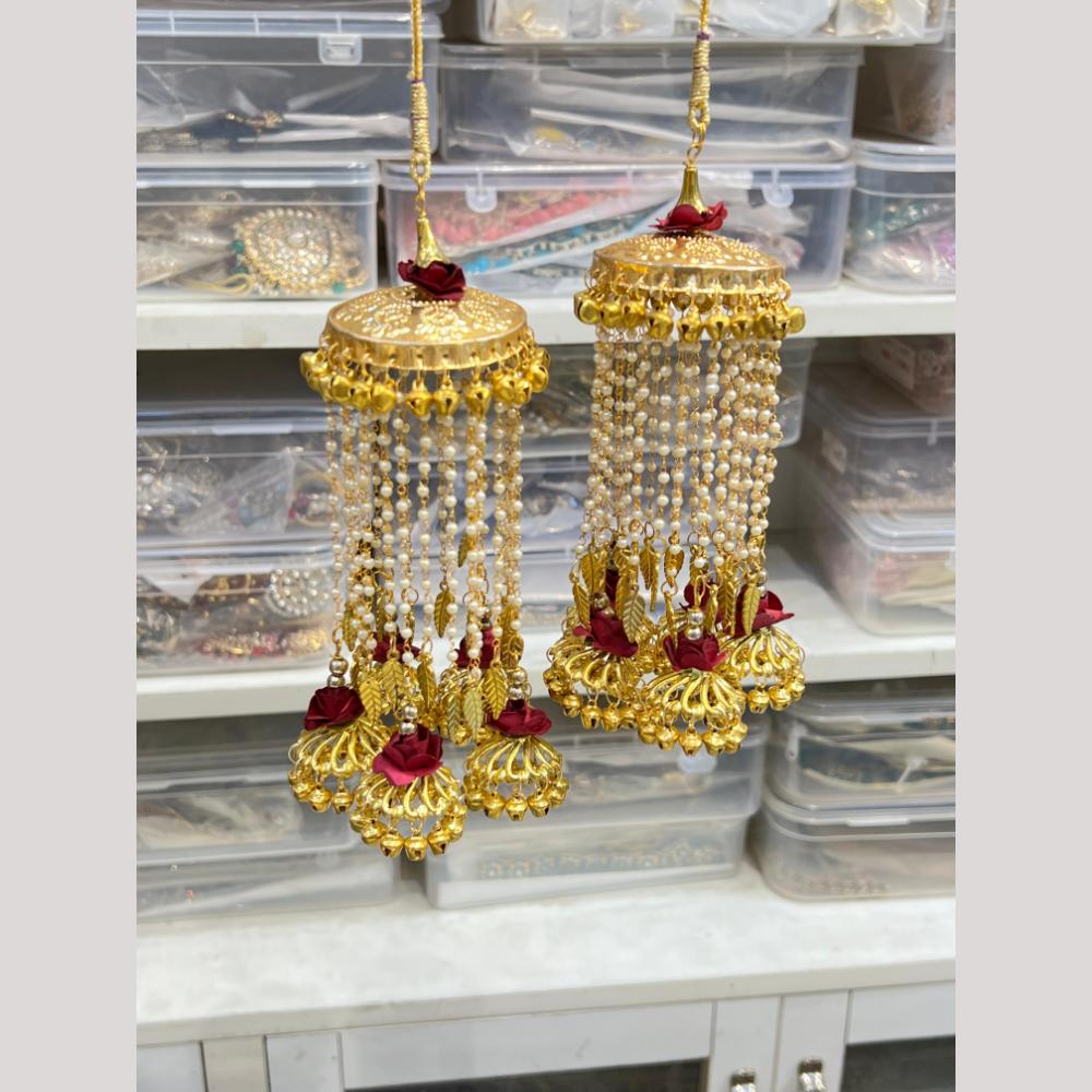 Hira Collections Traditional Gold Plated Bridal Kalire