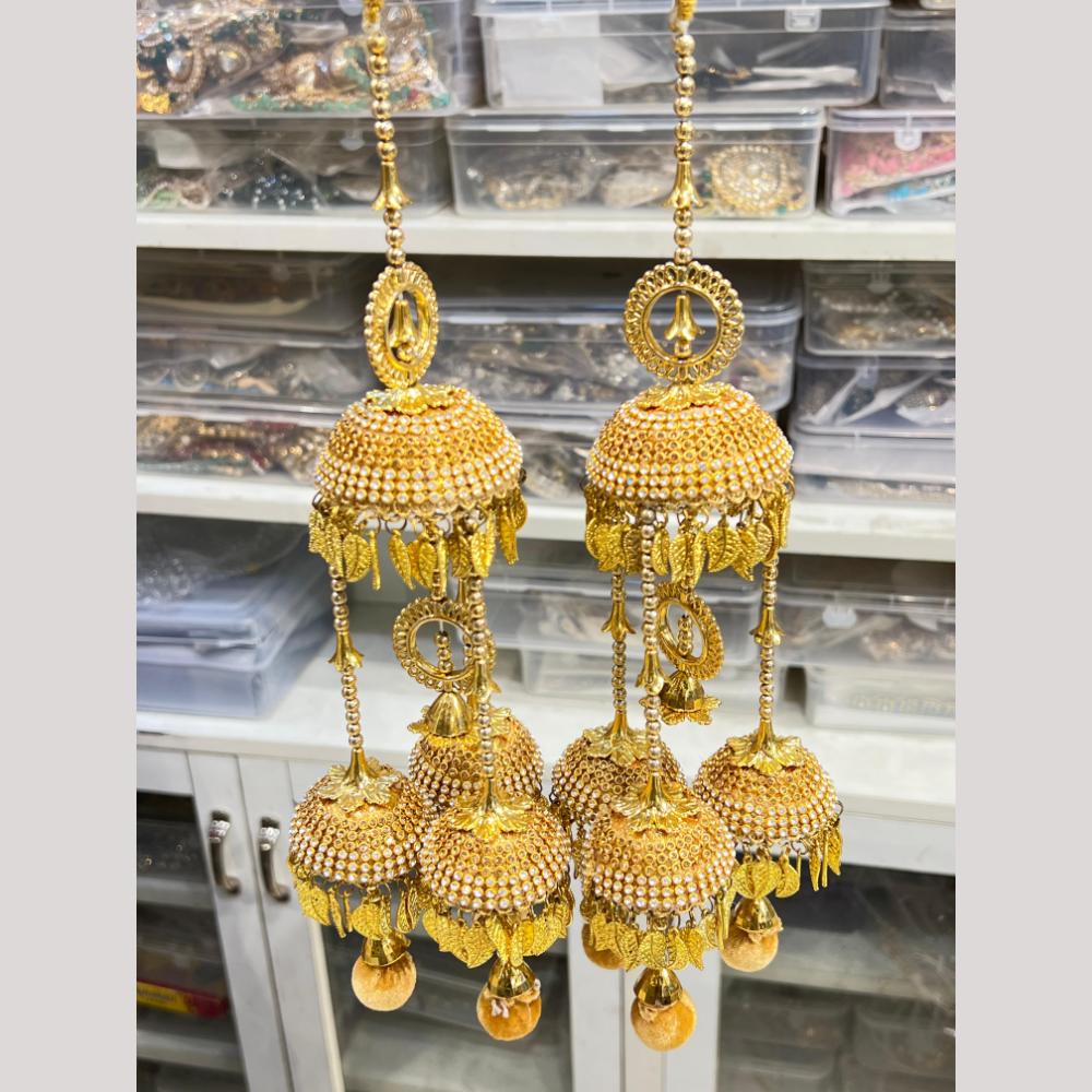 Hira Collections Traditional Gold Plated Bridal Kalire