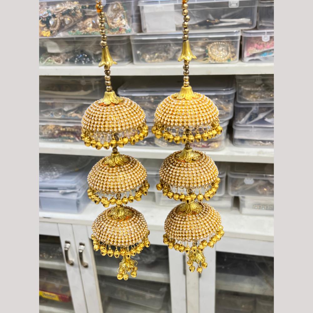 Hira Collections Traditional Gold Plated Bridal Kalire