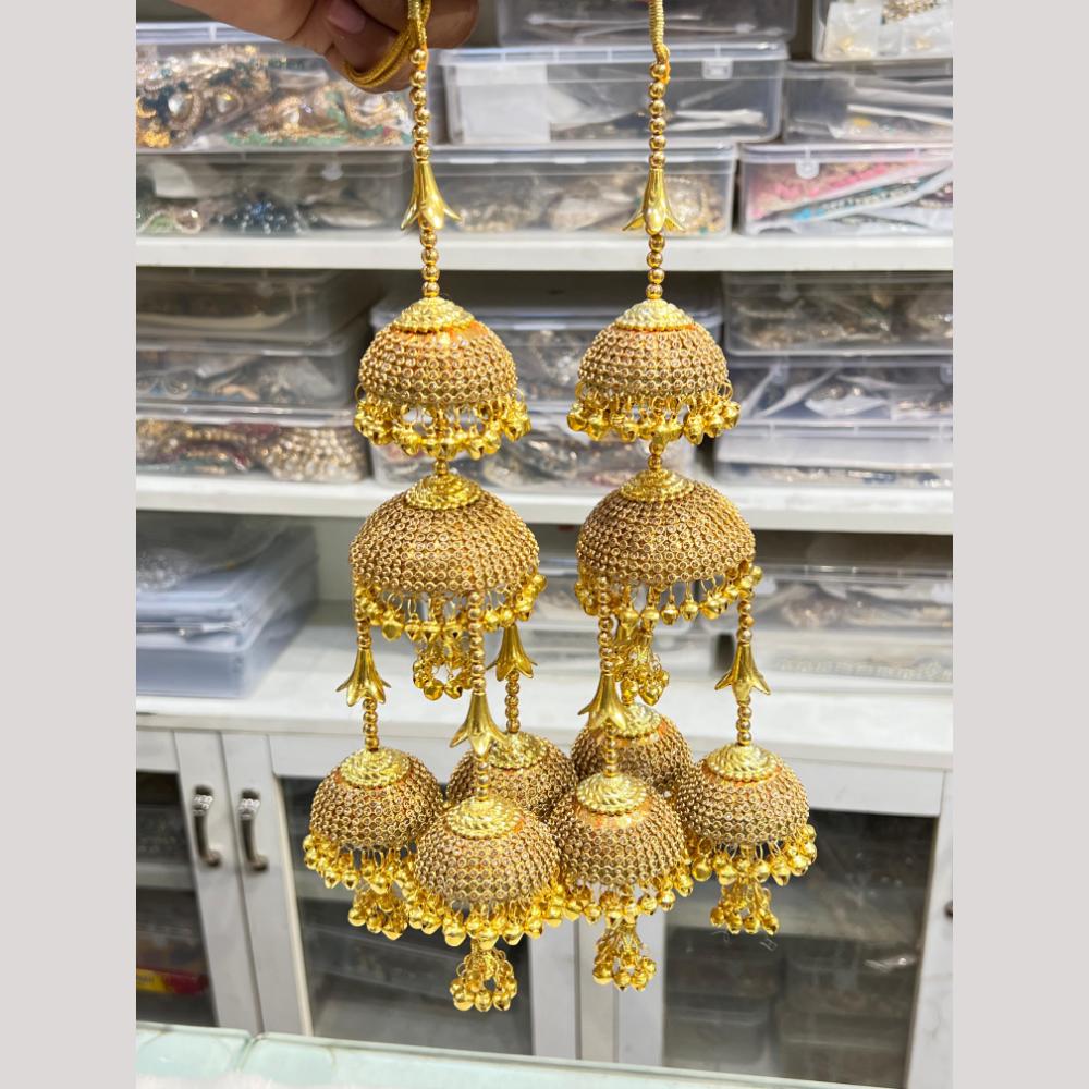 Hira Collections Traditional Gold Plated Bridal Kalire