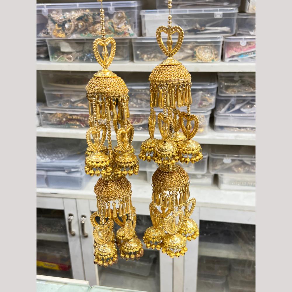 Hira Collections Traditional Gold Plated Bridal Kalire