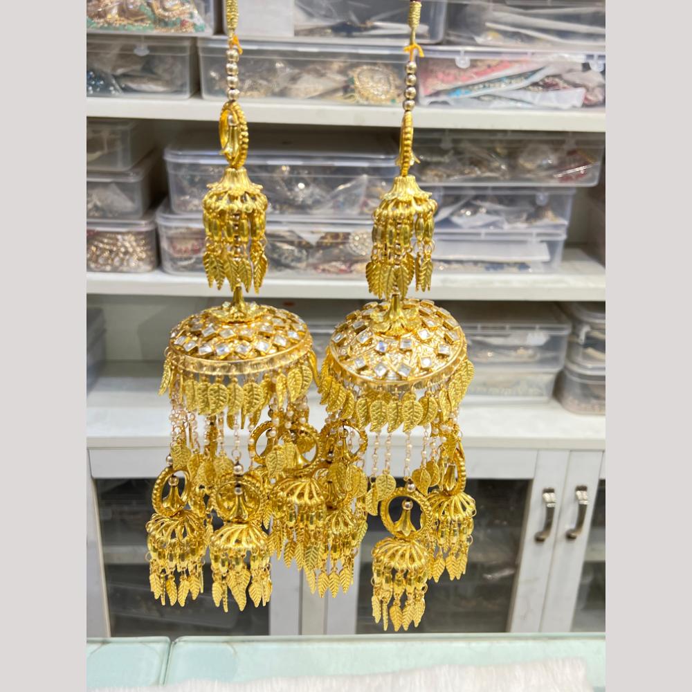 Hira Collections Traditional Gold Plated Bridal Kalire