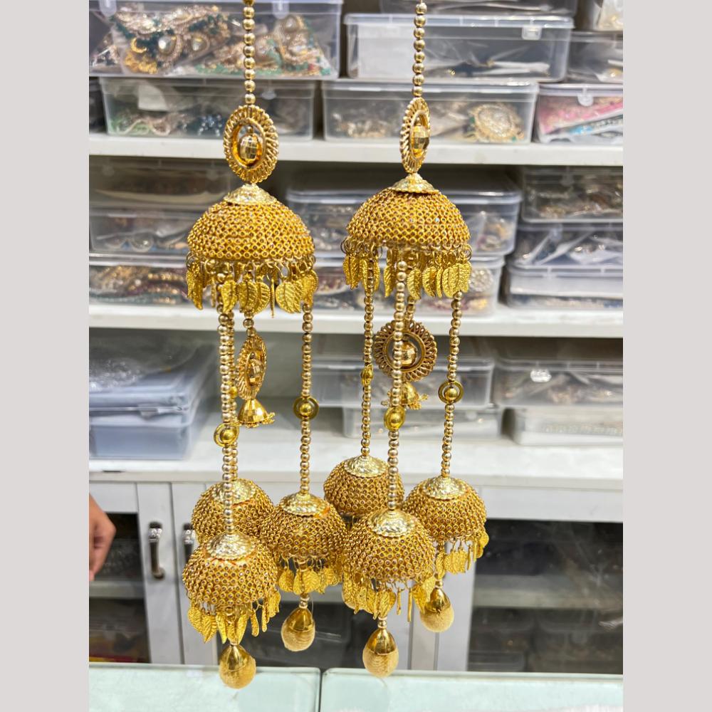 Hira Collections Traditional Gold Plated Bridal Kalire