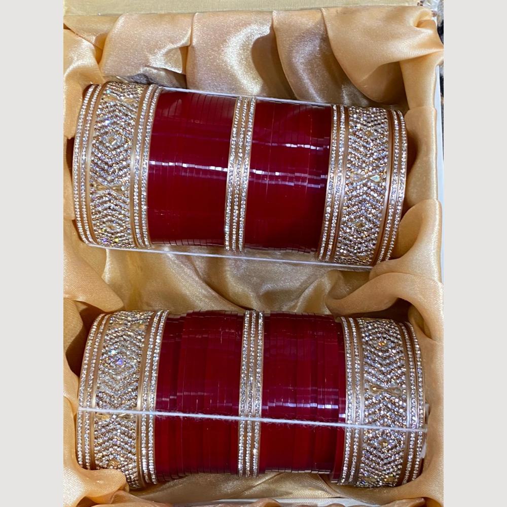 Hira Collections Acrylic Bridal Bangle Set