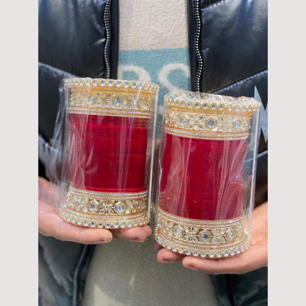 Hira Collections Acrylic Bridal Bangle Set