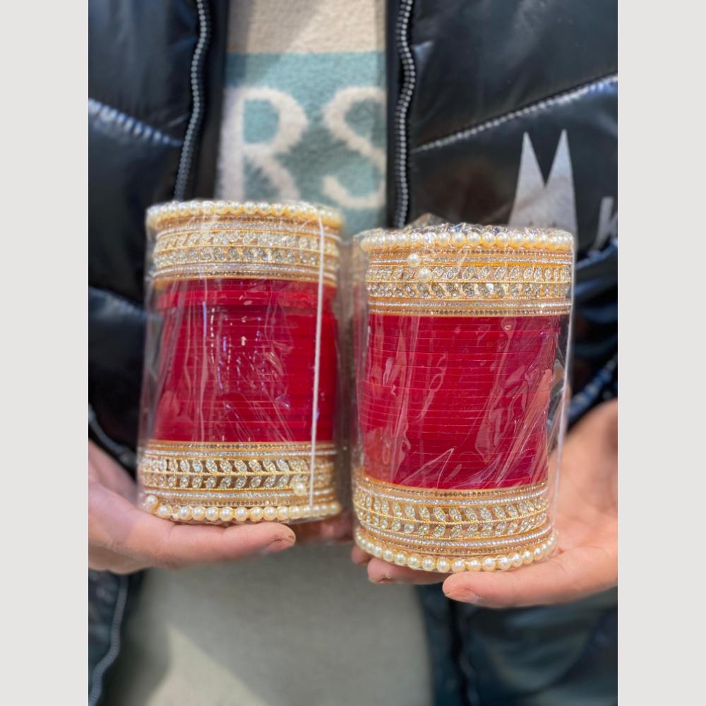 Hira Collections Acrylic Bridal Bangle Set