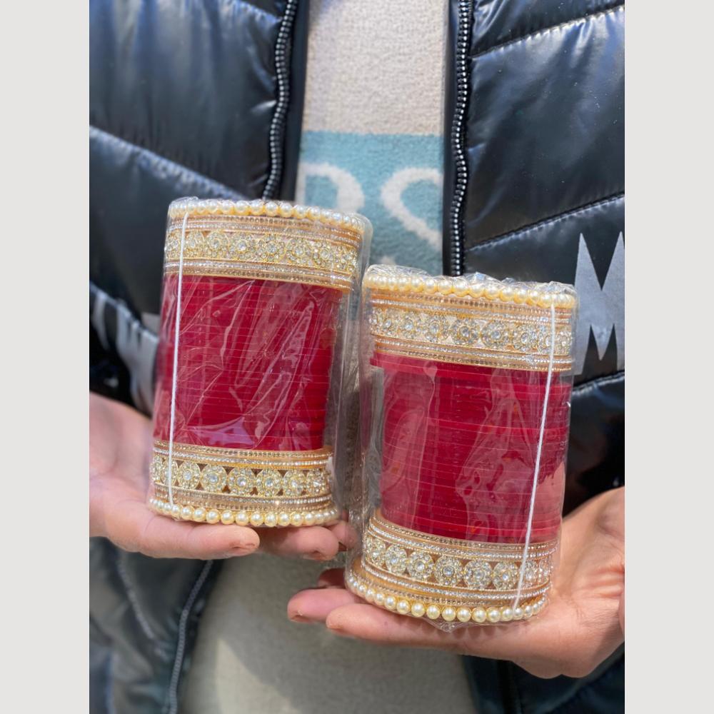 Hira Collections Acrylic Bridal Bangle Set