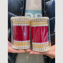 Hira Collections Acrylic Bridal Bangle Set