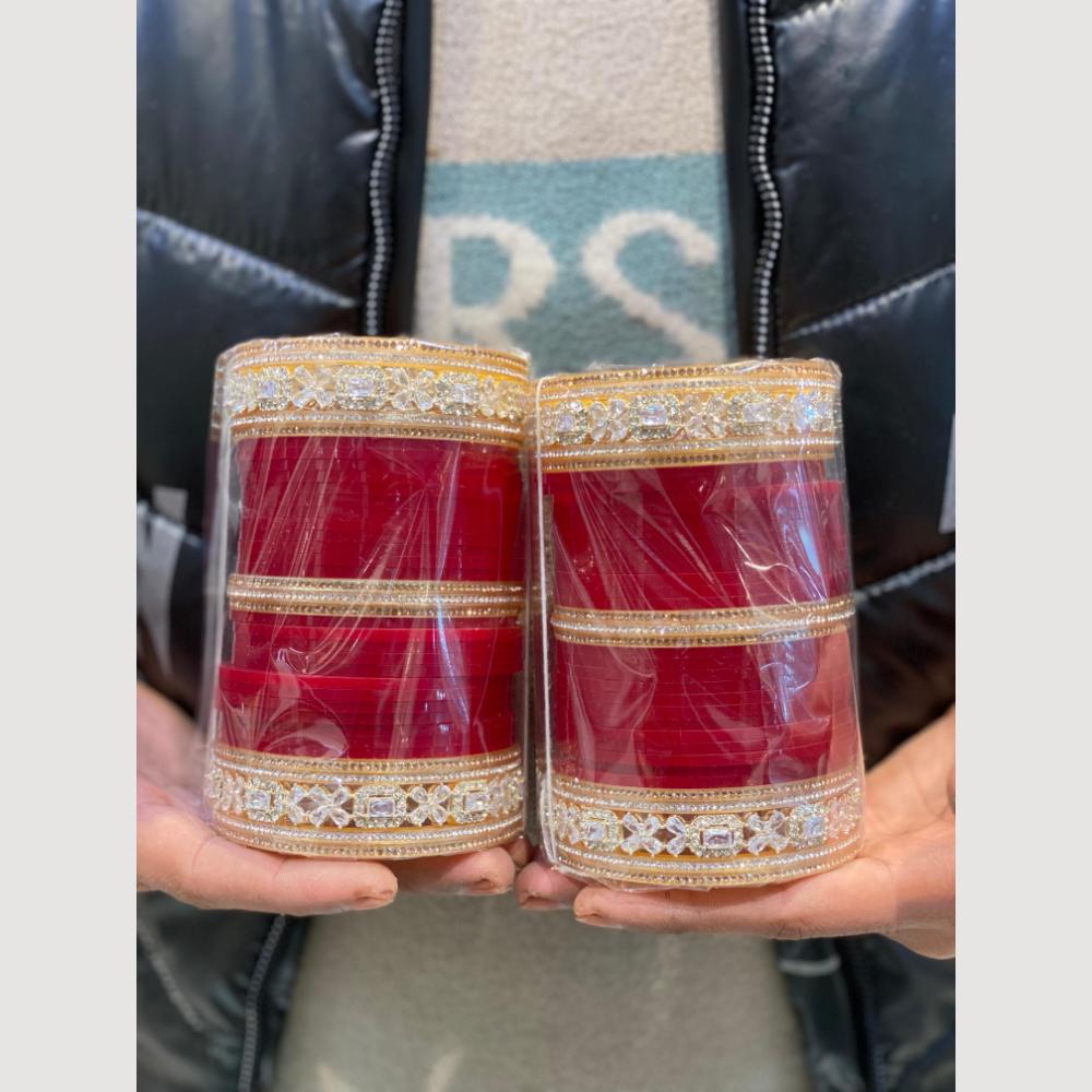 Hira Collections Acrylic Bridal Bangle Set