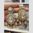 Hira Collections Gleam & Grace Austria And Resin Stone Fusion Danglers Earrings