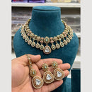 Hira Collection  Gold Plated Kundan Stone Necklace Set