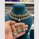 Hira Collection  Gold Plated Kundan Stone Necklace Set