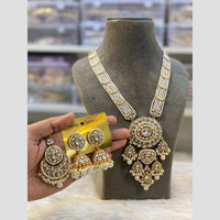 Hira Collections Queen’s Legacy Kundan And Pearl Rani Har Long Neckalce Set