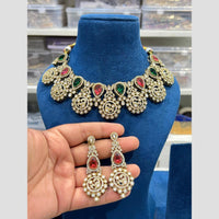 Hira Collections Timeless Sparkle Crystal And Austrain Stone Elegance Necklace Set
