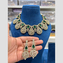 Hira Collections Timeless Sparkle Crystal And Austrain Stone Elegance Necklace Set