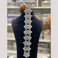 Hira Collections Royal Tresses Crystal And Pearl Hair Choti for Elegant Hairstyles